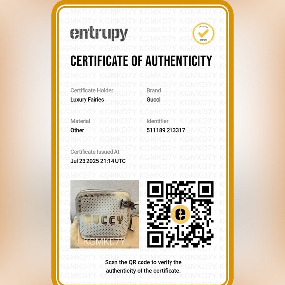 Gucci Limited Edition Calf Skin Bag wich COA - Picture 13 of 13